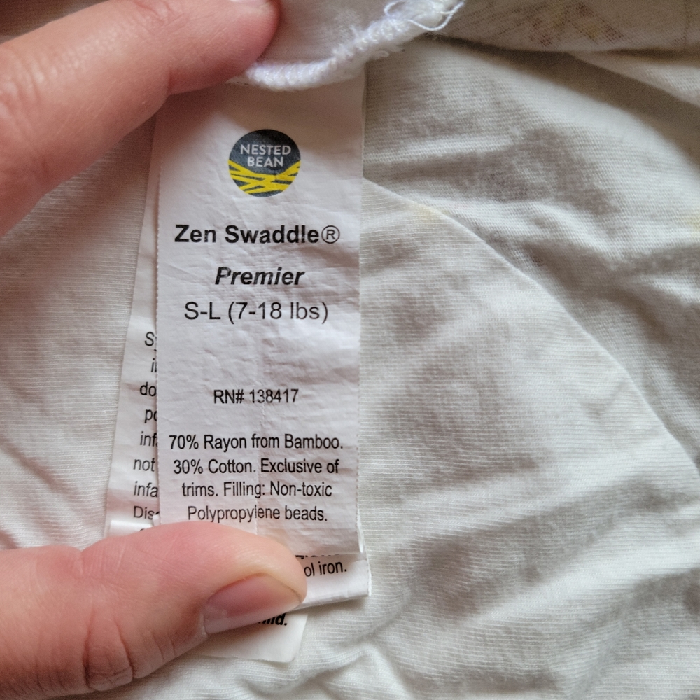 Nested bean zen swaddle